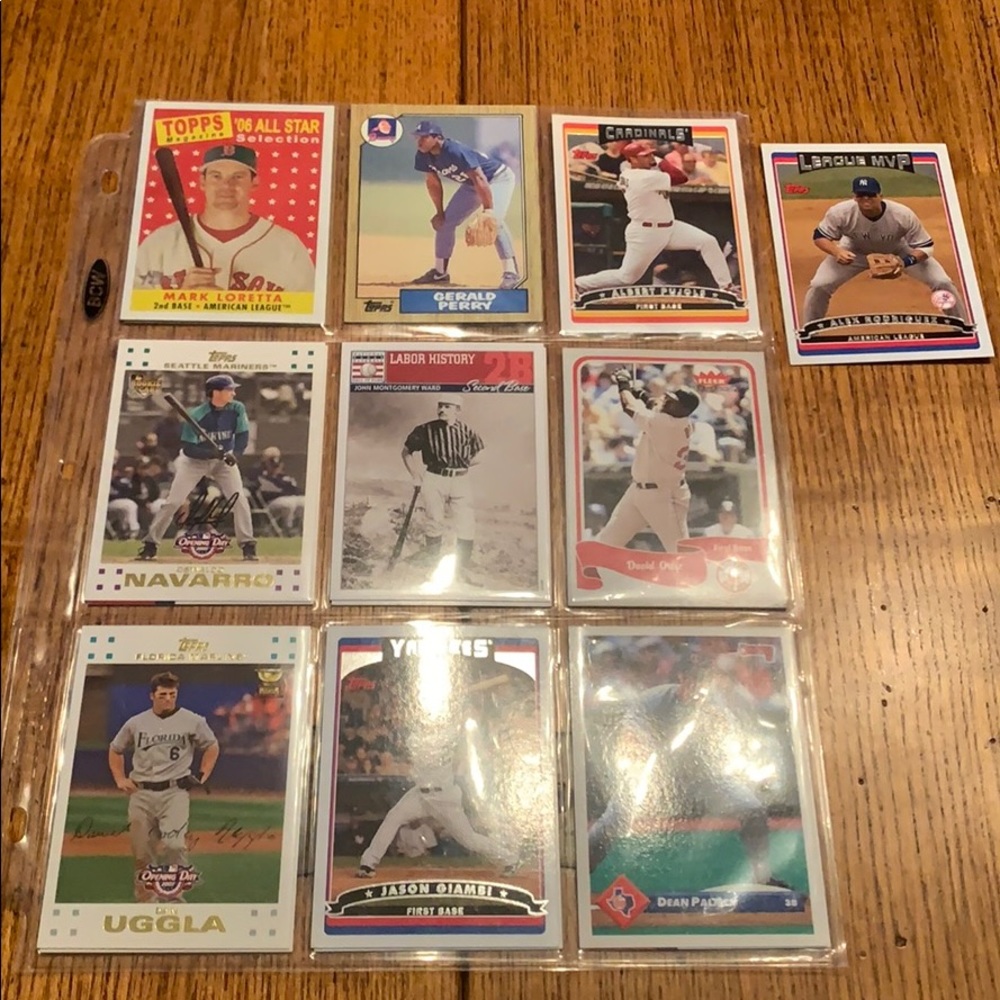 Various Baseball Cards
